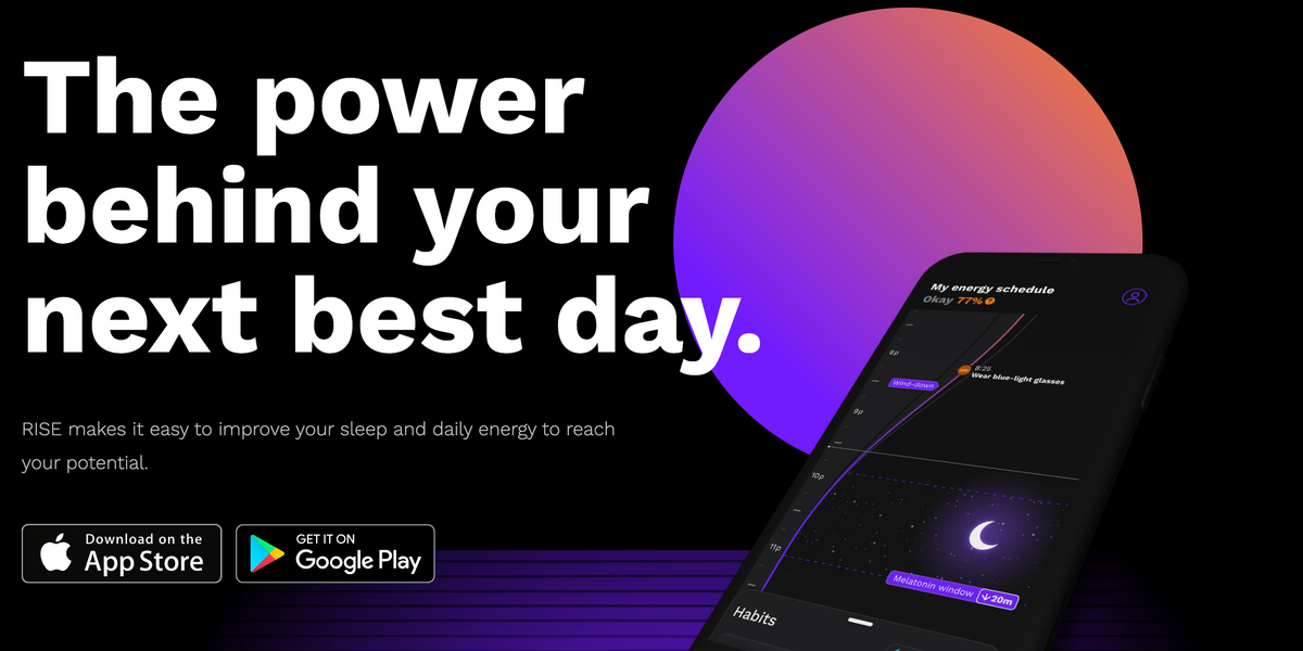 Rise sleep : l’application (iOS/Android) qui va t'aider à mieux dormir